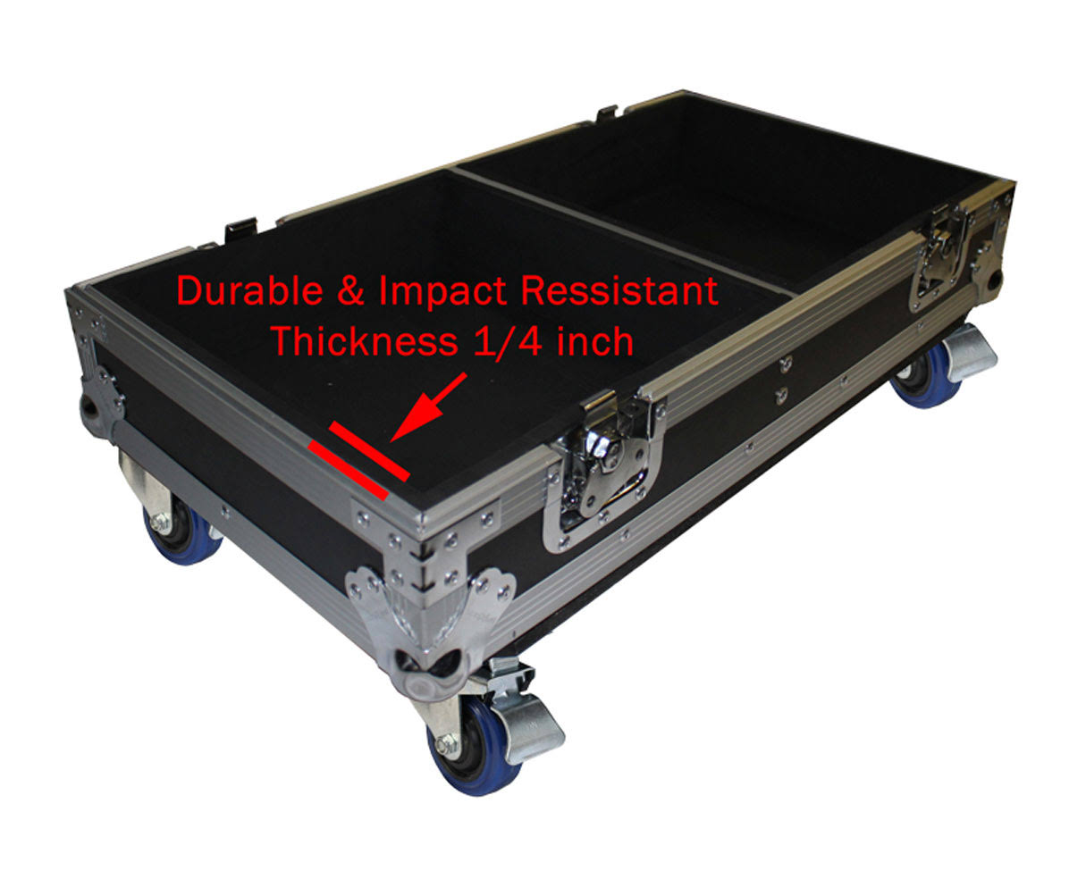 Prox ATA Style Flight Case for 2x QSC K10 Speakers X-QSCK10