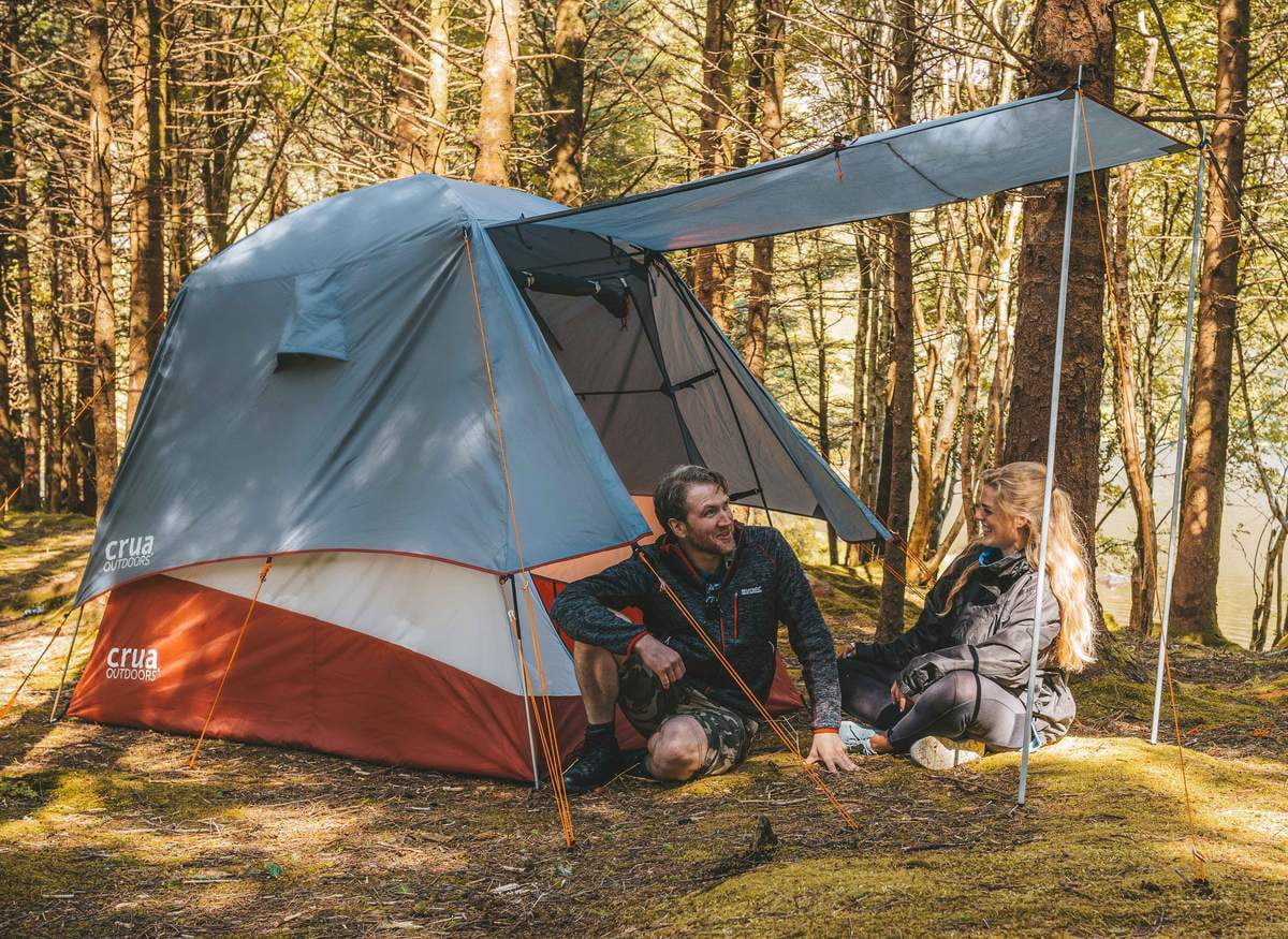 Crua Outdoors Blue Xtent Maxx 2 - 3 Person Tent Lightweight Pop-up and Extendable