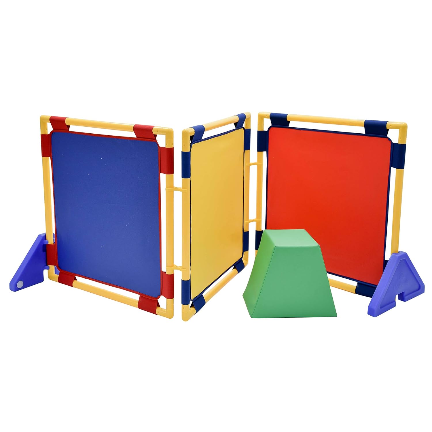 Children's Factory Square PlayPanel Set, Kids Room Divider Privacy Panels, Free-Standing Classroom Partition Screens for Daycare/Homeschool/Montessori