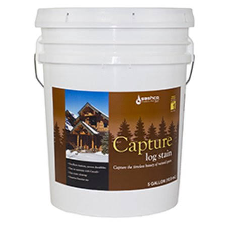 Sashco Capture Log Stain 5 Gallon Pail Driftwood Pack of 1