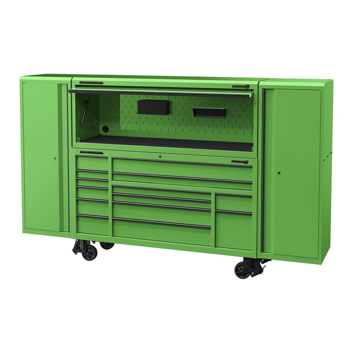 U.S. GENERAL 22 in. End Locker, Series 3, Blue