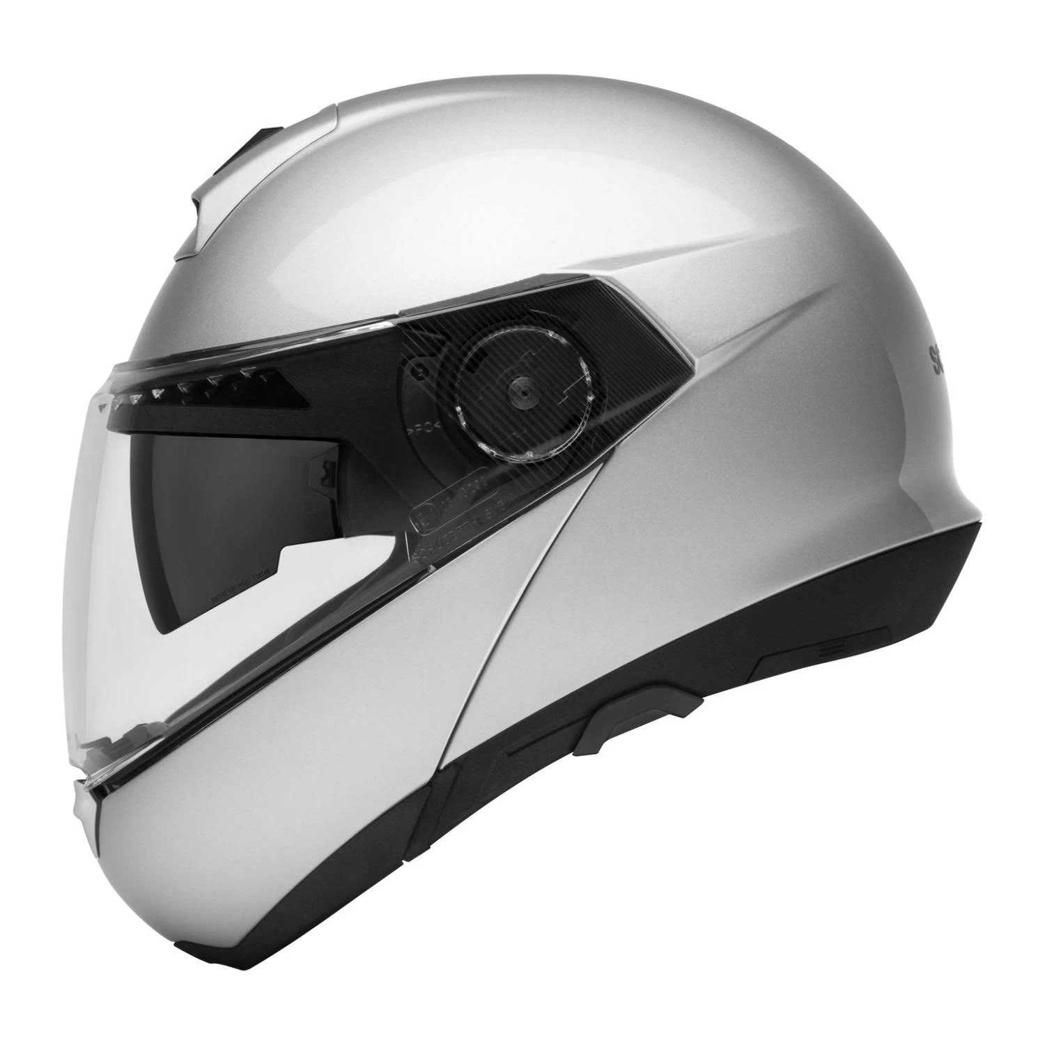 Schuberth C4 Basic Glossy Silver Helmet Size 65