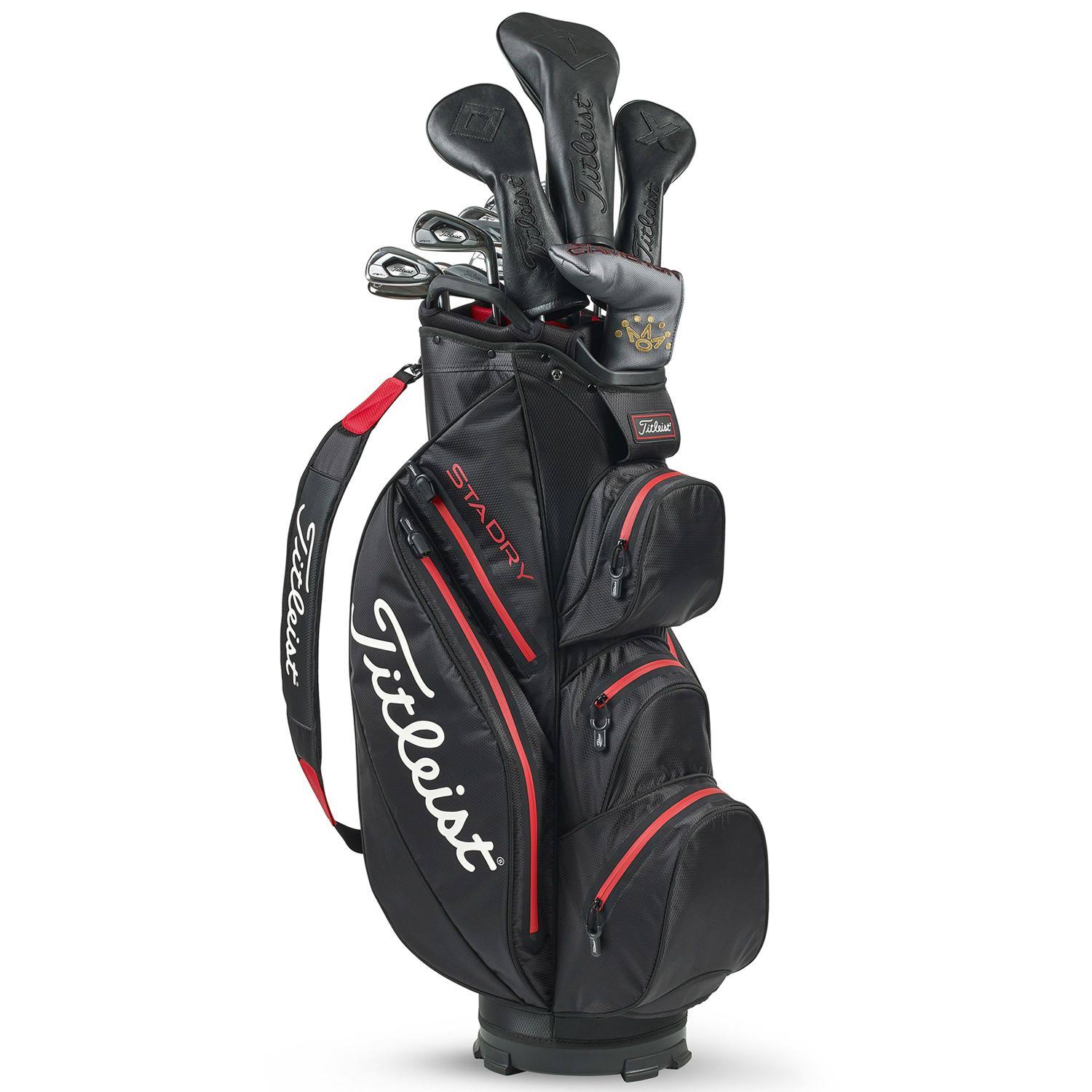 Titleist StaDry Golf Cart Bag Black/Red