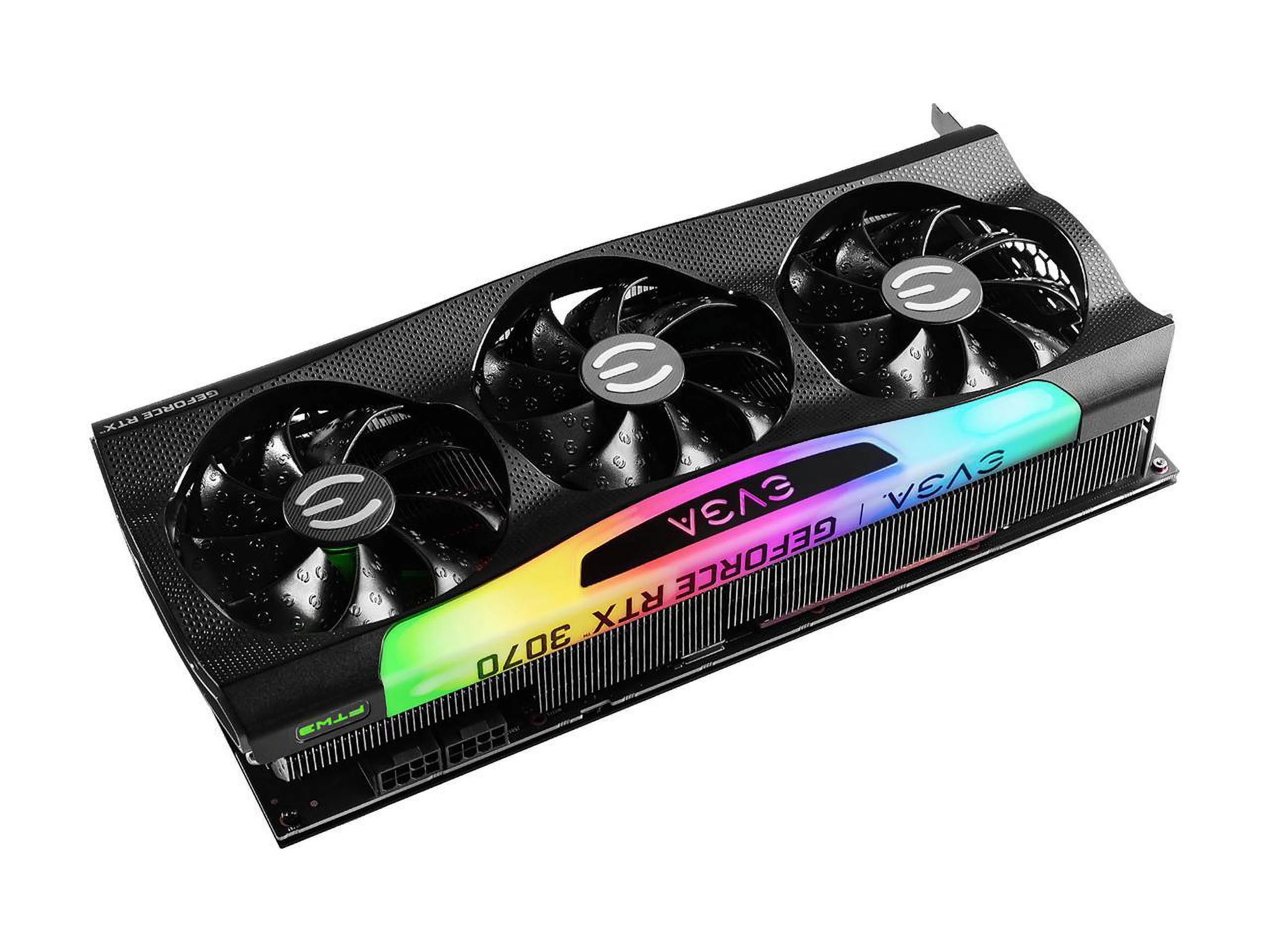 EVGA GeForce RTX 3070 FTW3 ULTRA GAMING Video Card, 08G-P5-3767-KL, 8GB GDDR6, iCX3 Technology, ARGB LED, Metal Backplate, LHR
