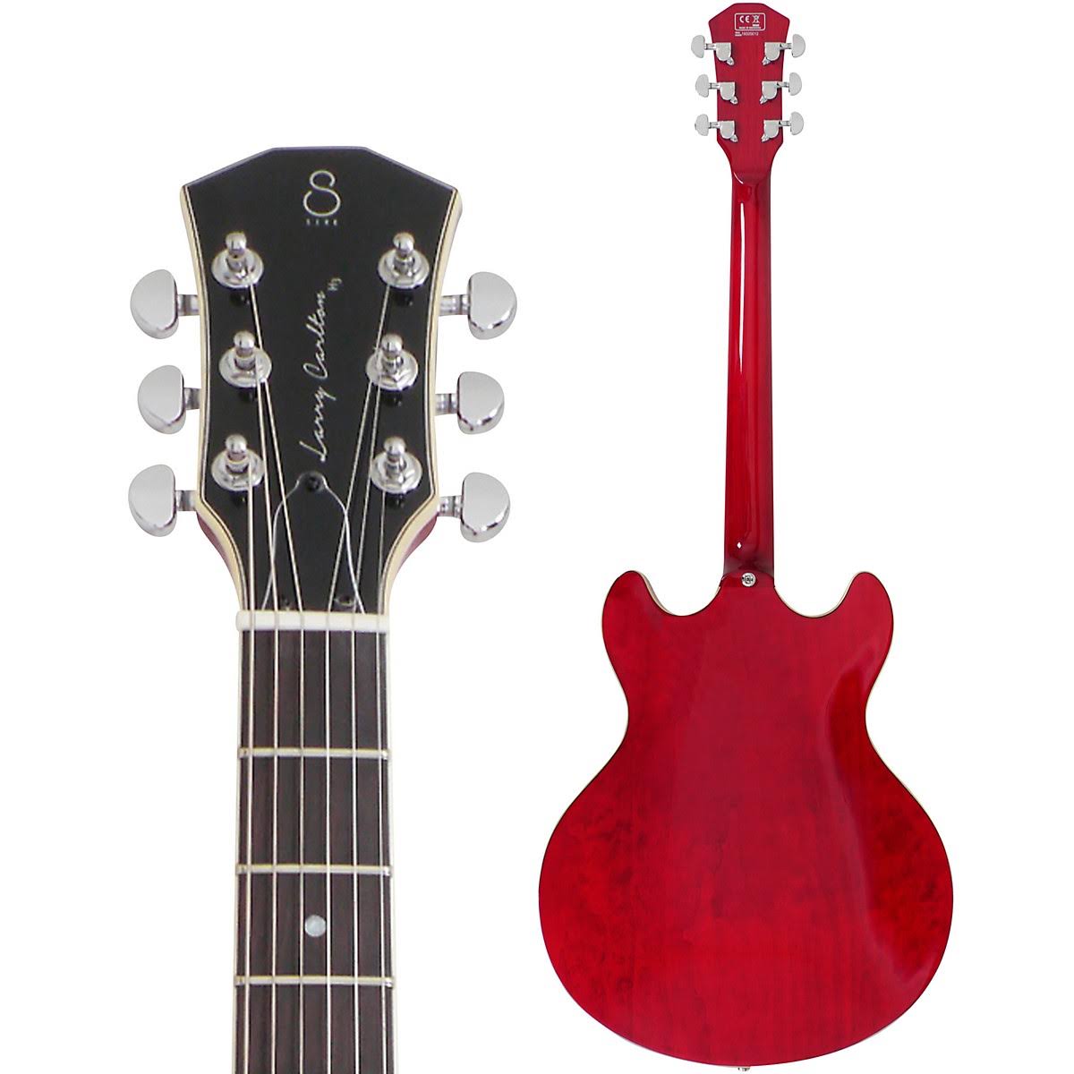 Sire Larry Carlton H7 Hollowbody Electric Guitar See-Thru Red