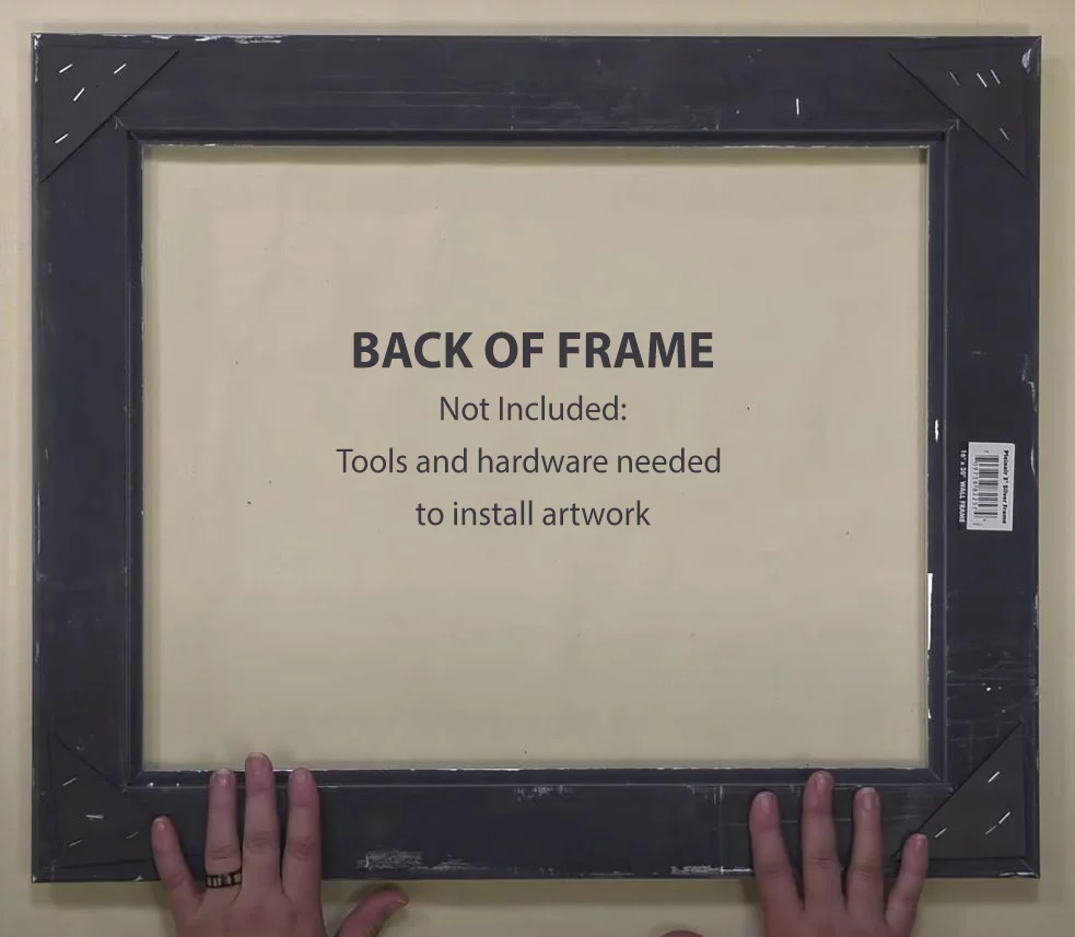 Creative Mark Plein Air Wooden Picture Frame - 3X4 Gold - Professional Single Frame for Art Panels, Stretched Canvas, Pictures and More, glass and backing not included