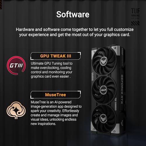 ASUS Dual GeForce RTX™ 5060 Ti 16GB GDDR7 OC Edition (PCIe 5.0, 16GB GDDR7, DLSS 4, HDMI 2.1b, DisplayPort 2.1b, 2.5-Slot Design, Axial-tech Fan Design, 0dB Technology, and More)