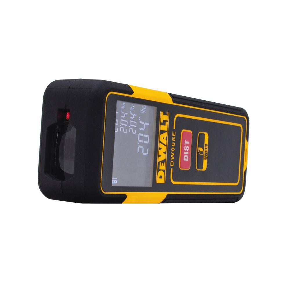 DeWalt Cross Line Laser Level with Bonus 65 ft. Laser Distance Measurer MC0C0A04