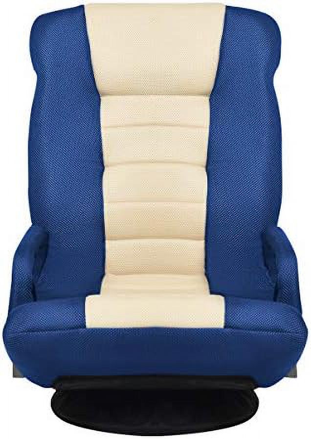 xrboomlife Swivel Gaming Chair  6-Position Adjustable Folding Floor Chair with Armrest and  Degree Swivel Round Base  Video Gaming Rocker for Home Office Lounging (Red)