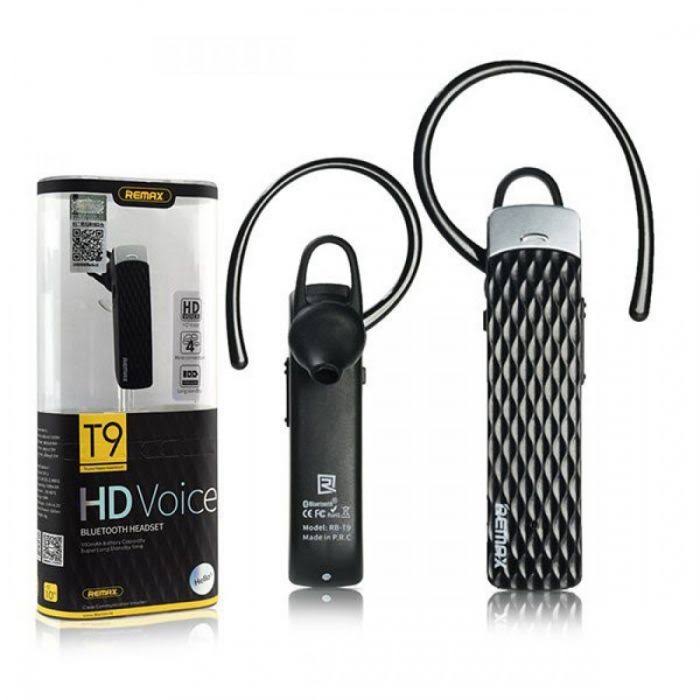 T9 Wireless Handsfree Bluetooth Headset w/ Mic-Black