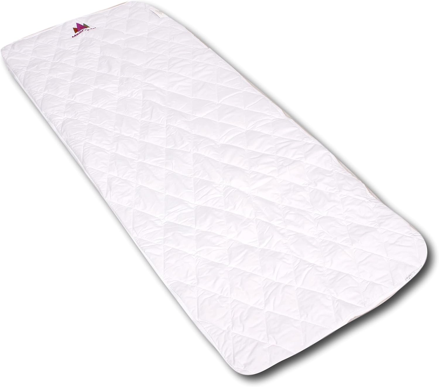 MediCrystal Far Infrared Amethyst Mat 72"L x 32&rdquo;W + 81 Natural Agates + 24 Photon&nbsp;Red Lights - Bio Stimulation Therapy for Back Pain - FDA Registered Manufacturer - Professional FIR Heating Pad