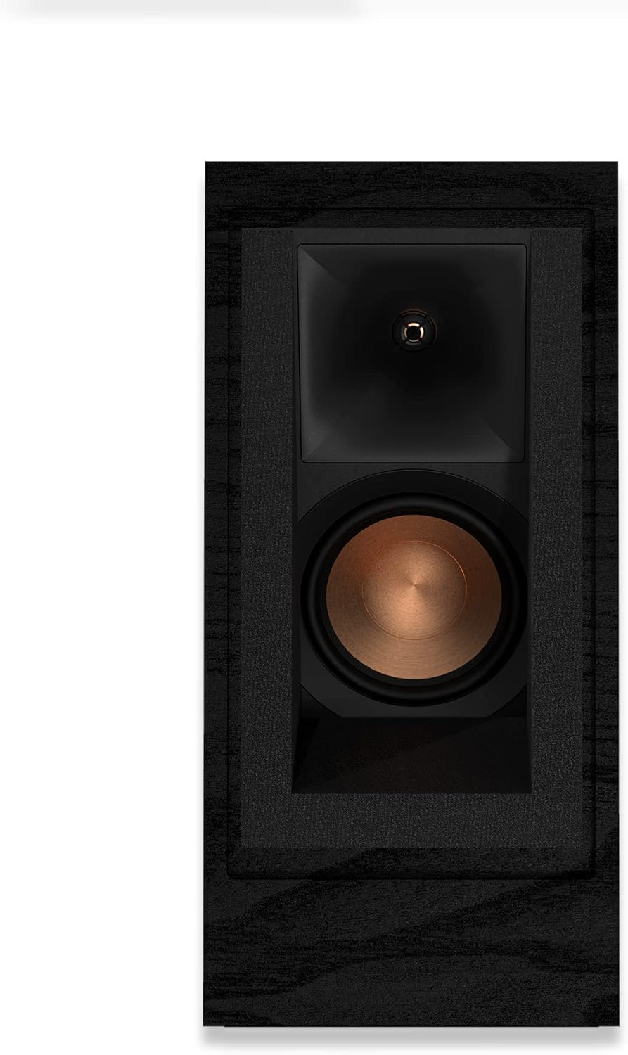 klipsch Reference Next R-605FA Dolby Atmos High-Performance, Horn-Loaded Floorstanding Speaker for Best-in-Class Immersive Home Theater in Black