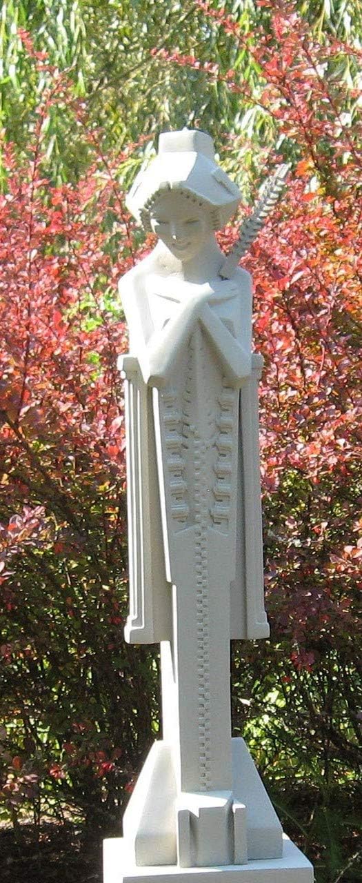 Frank Lloyd Wright Midway Gardens Sprite with Baton Sculpture 31" H