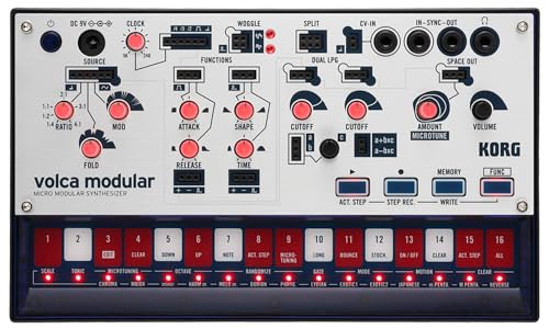Korg Volca Modular Synthesizer Bundle with Power Supply and Austin Bazaar Polishing Cloth