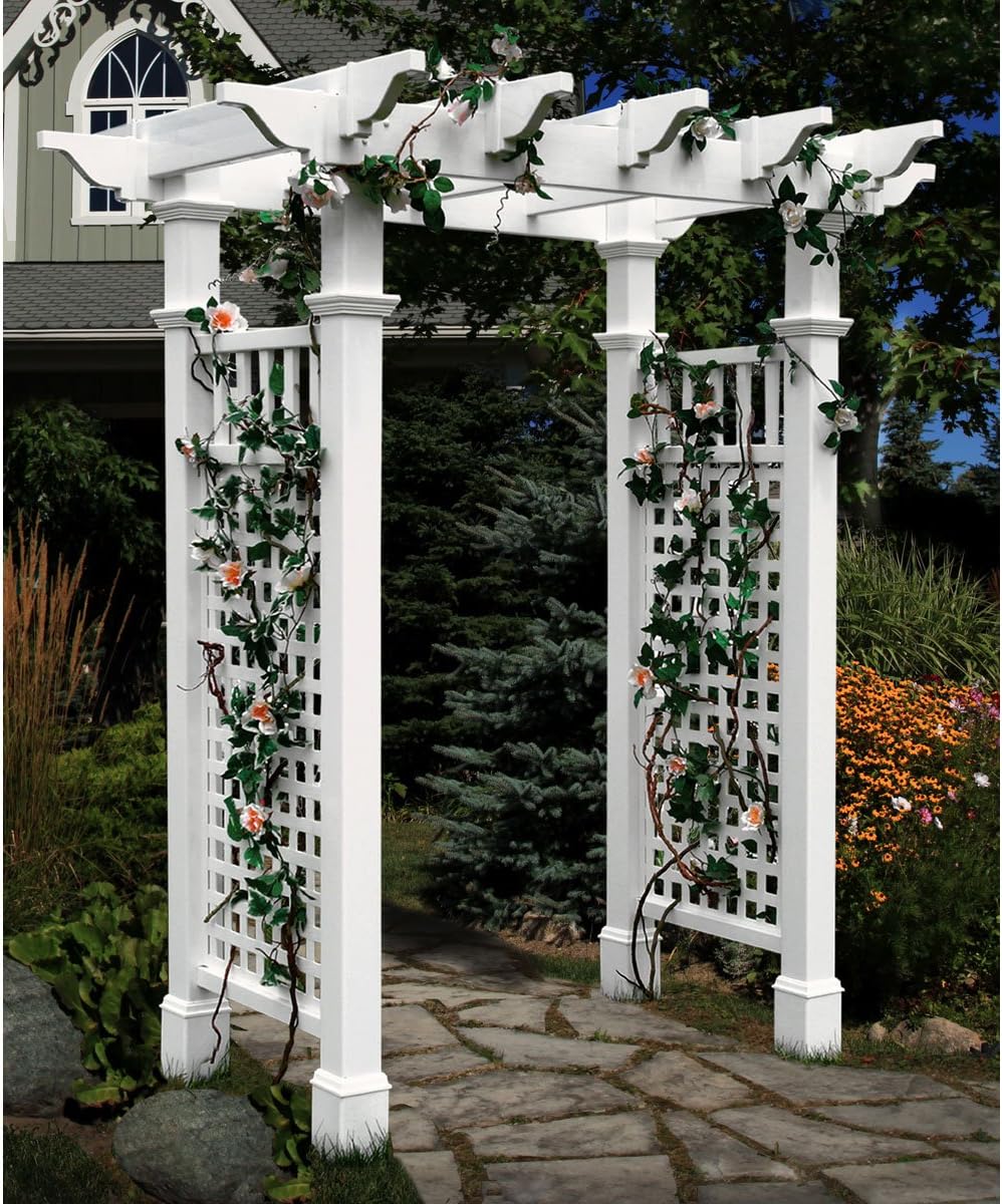 vita Fairfield 58 inchW x 86 inchH Vinyl Arbor