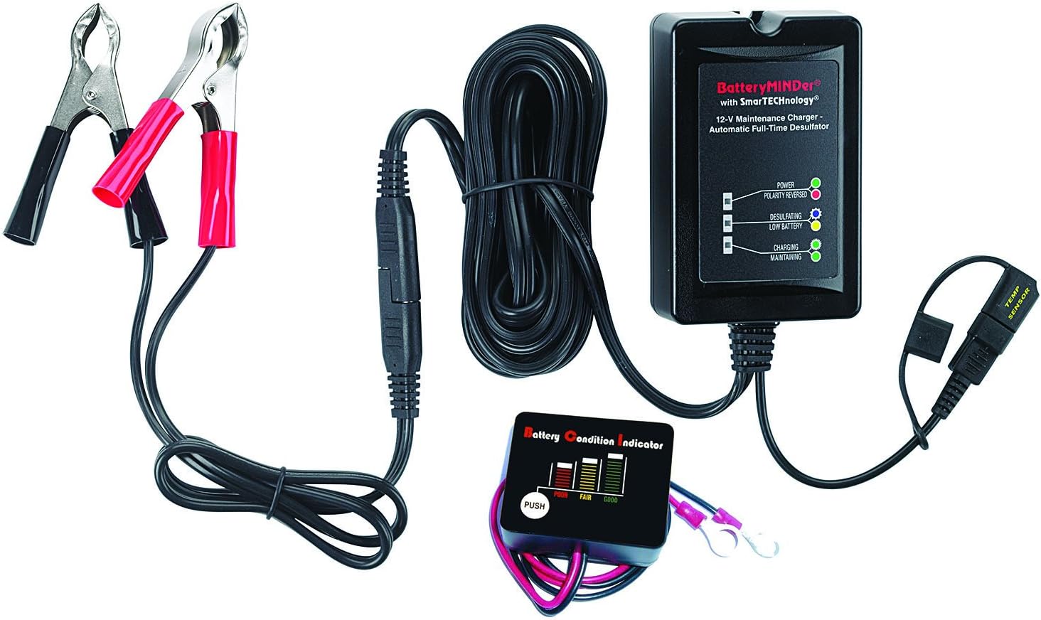 BatteryMINDer 1510: 12 Volt-1.5 Amp Battery Charger, Battery Maintainer, and Battery Desulfator �C Designed for Cars, Trucks, Motorcycles, ATV, Boats, RV