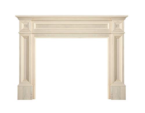 Pearl Mantels, Inc. 120-56 Windsor Fireplace Mantel Surround, Interior Width 56", Unfinished