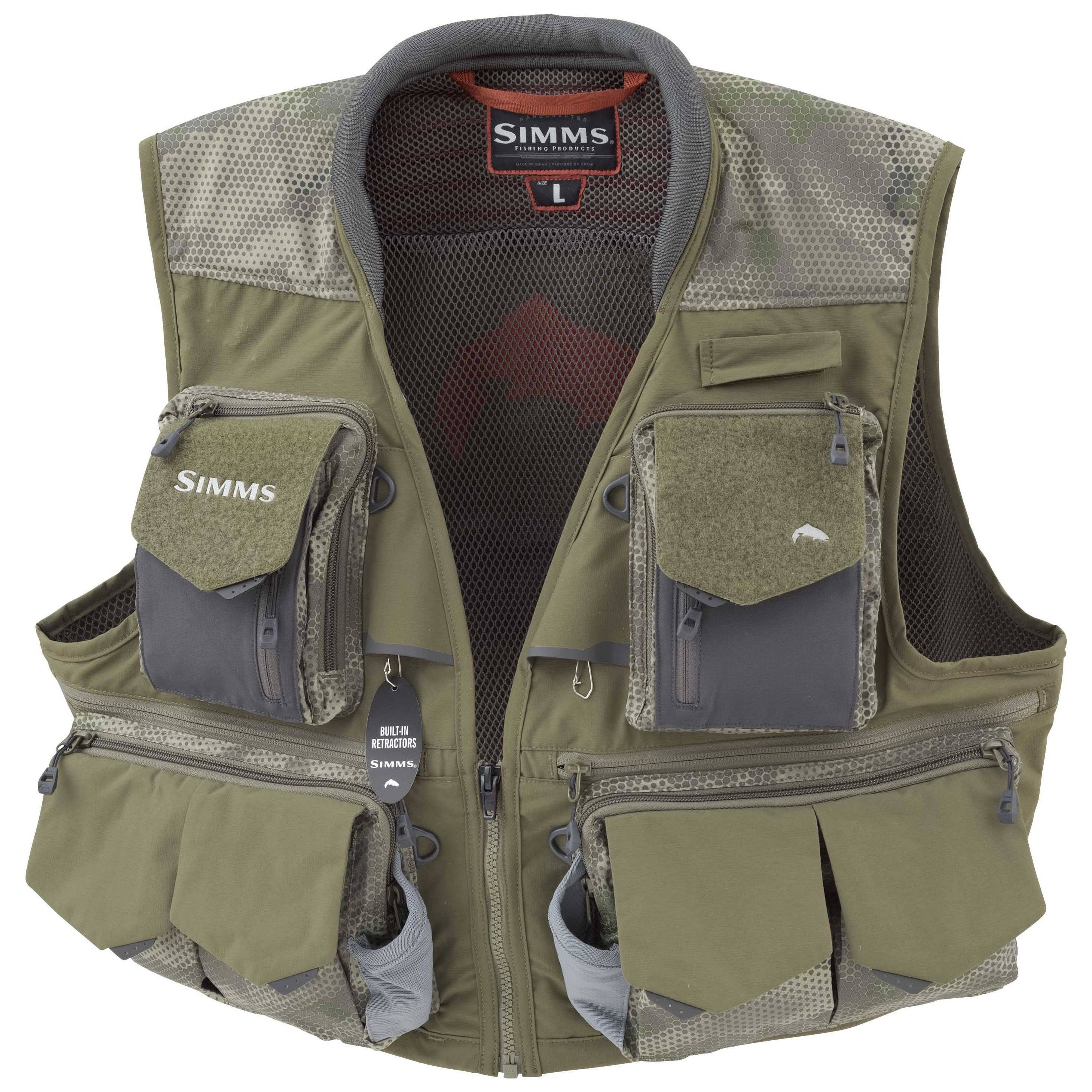 Simms Guide Vest - Hex Camo Loden - S