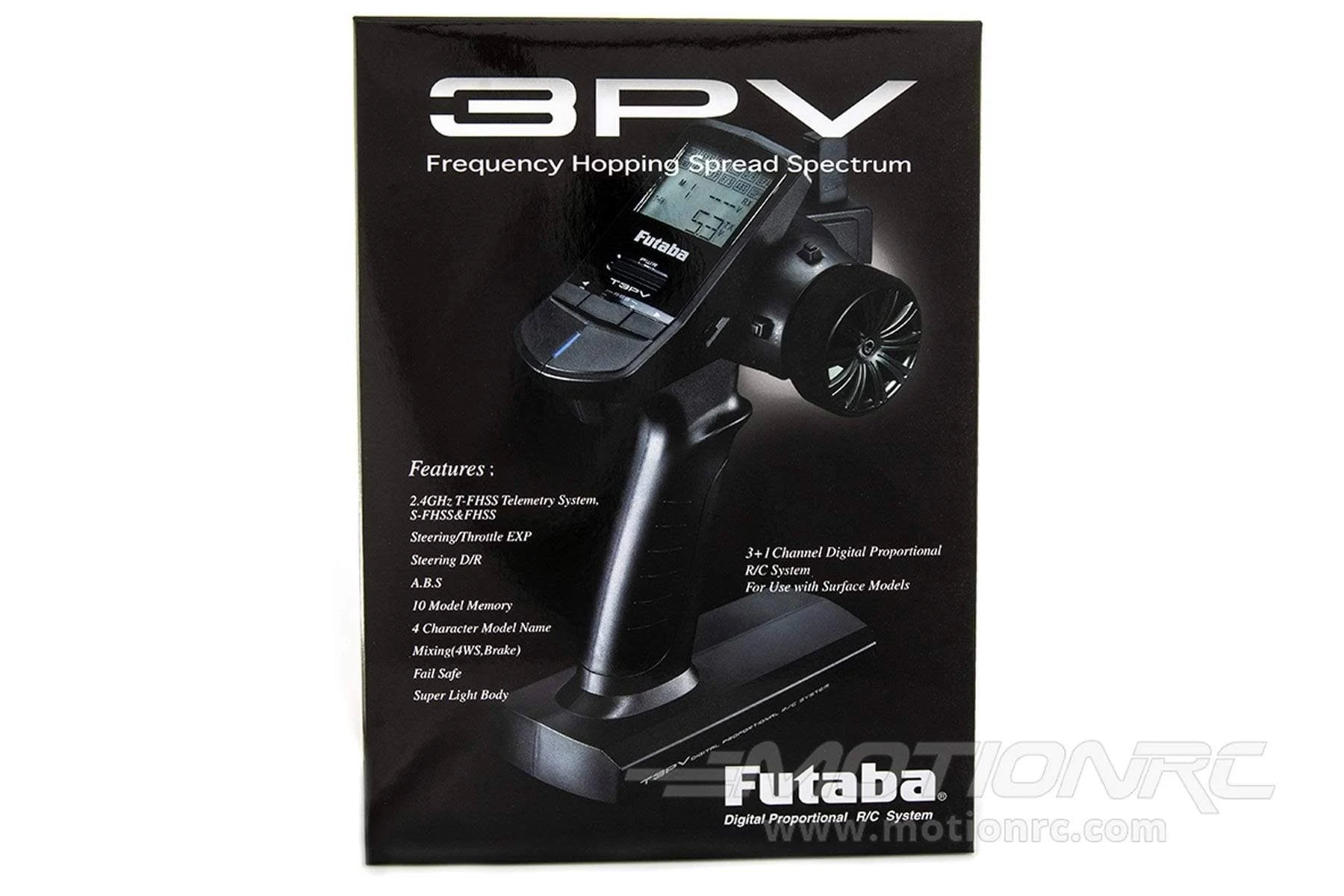 Futaba - 3PV 3-Channel 2.4Ghz S-FHSS Radio System w/ R203GF Receiver
