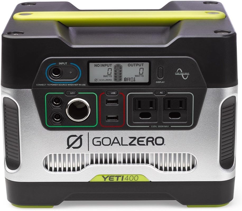 Goal Zero Yeti 150 Portable Power Station, 150Wh Small Generator Alternative with 12V, AC and USB Outputs