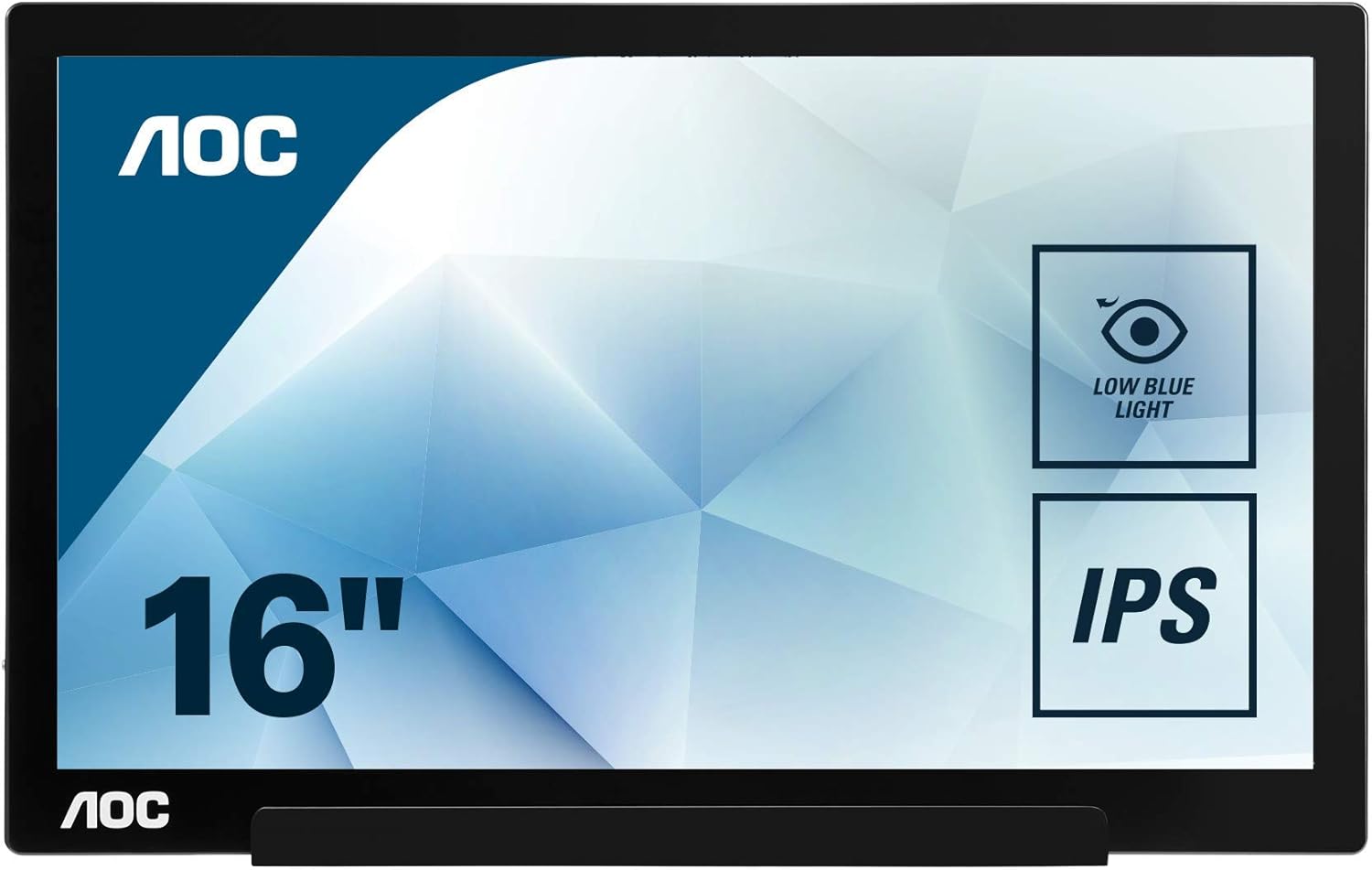 AOC I1659FWUX 15.6" USB-powered portable monitor, Full HD 1920x1080 IPS, Built-in Stand, VESA