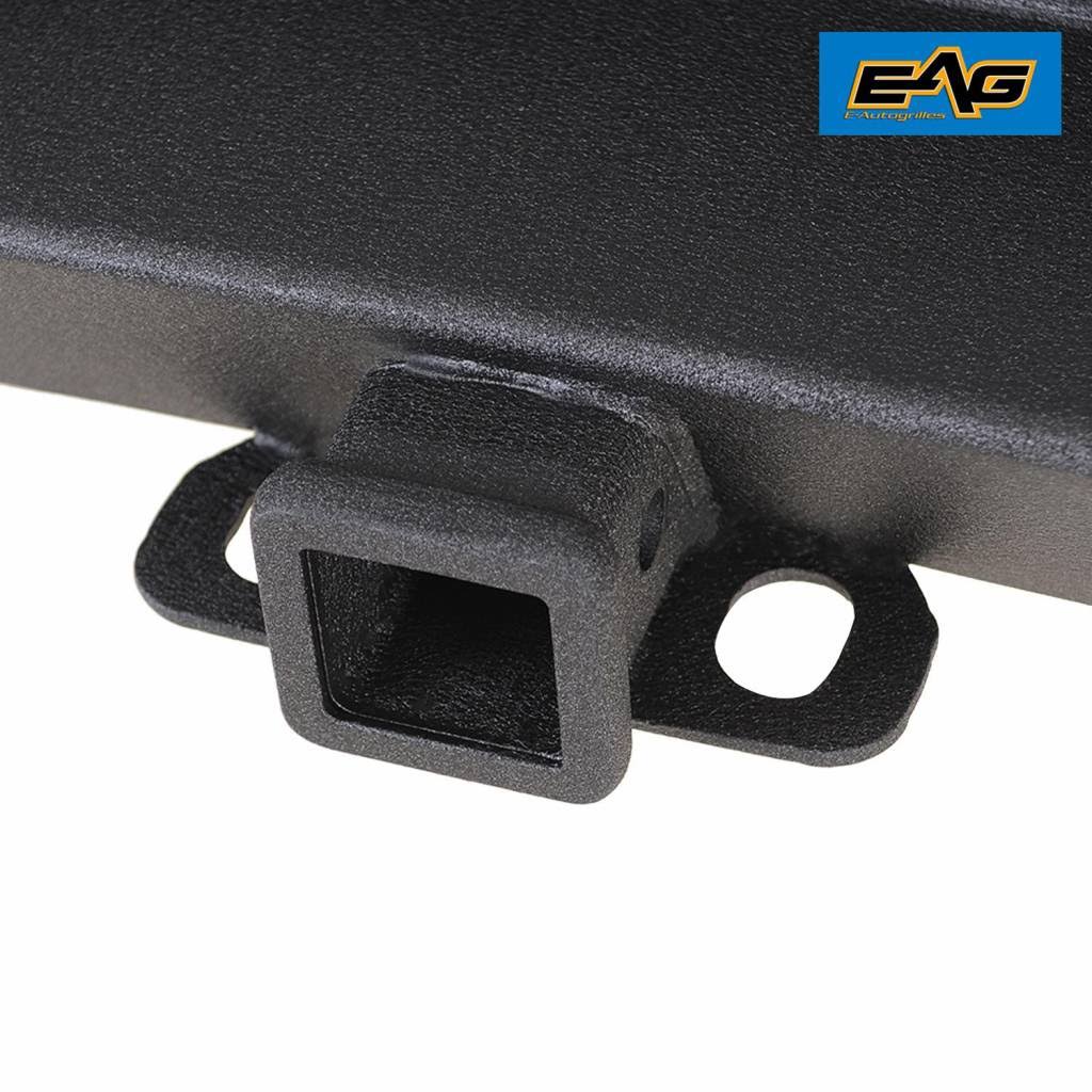 EAG Rear Bumper with Tire Carrier Fit for 07-18 Jeep Wrangler JK