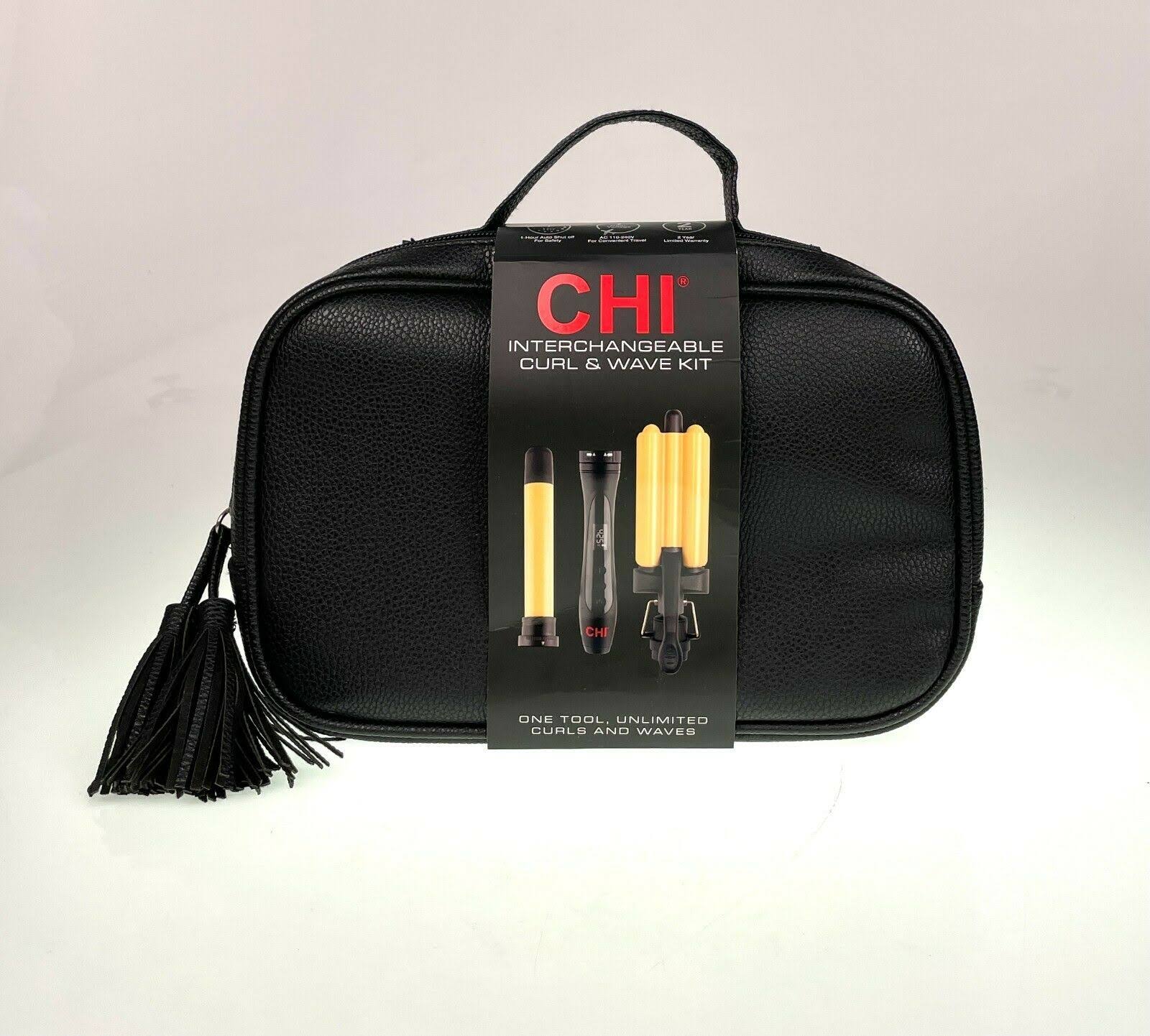 Chi Interchangeable Curl u0026 Wave Kit CA2370 Brand New