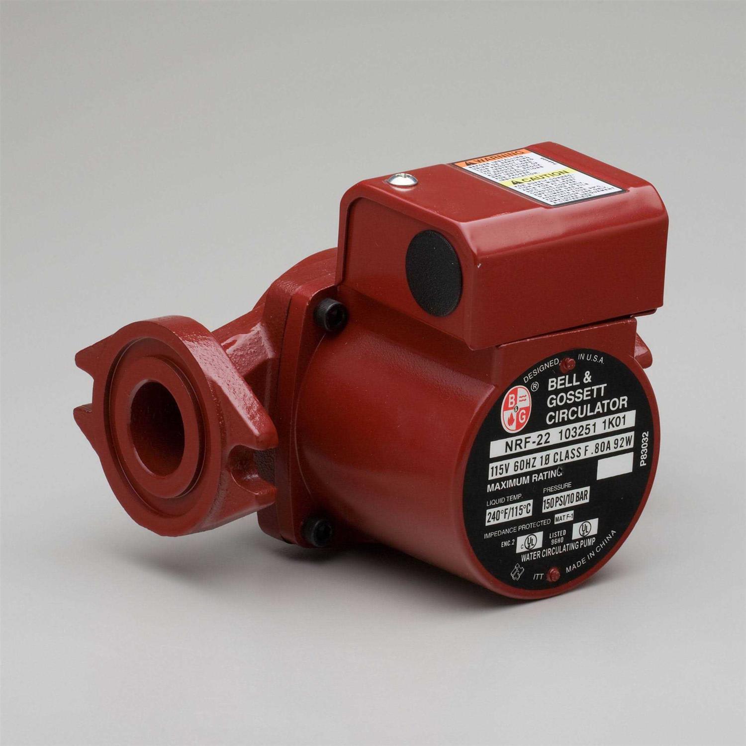 Bell &amp; Gossett 103251 NRF-22 Cast Iron Wet Rotor Circulator Pump - Shop Hardware Tools Online Store