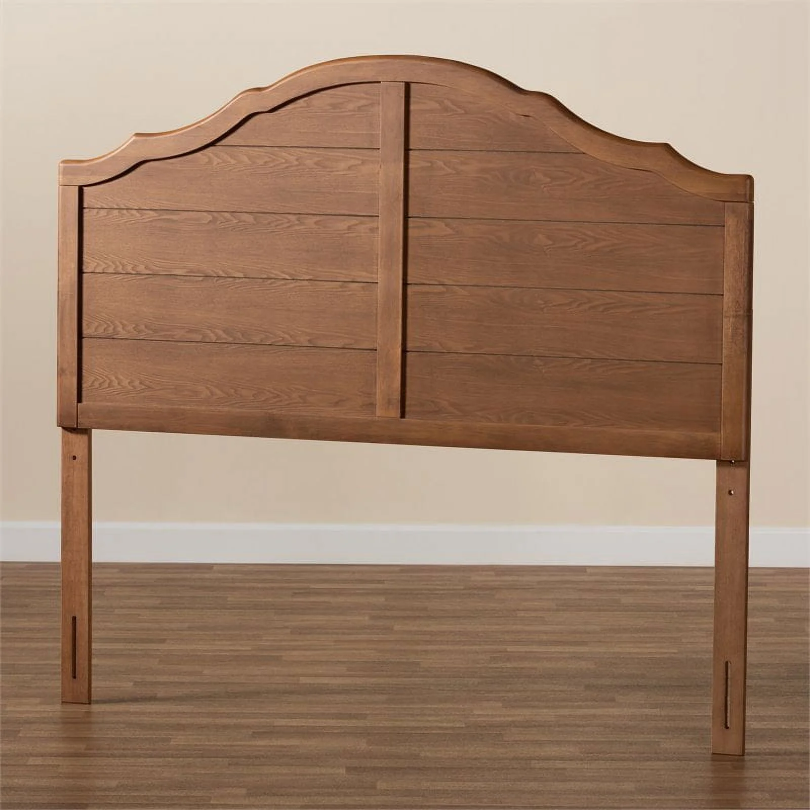 Bowery Hill Vintage Walnut Finished Wood Full Size Headboard
