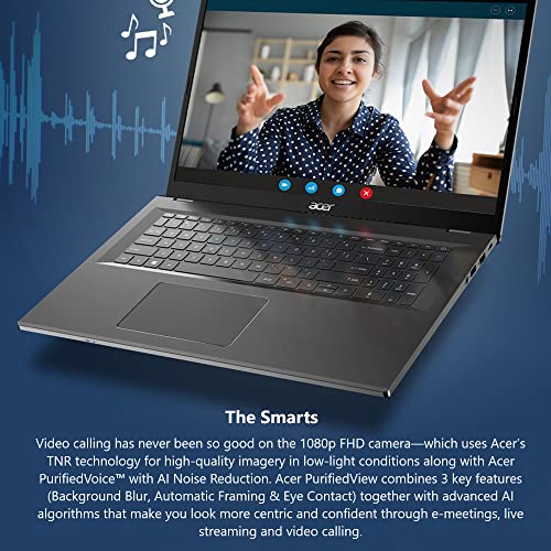 Acer Aspire 5 17 A517-58M-59R9 Slim Laptop | 17.3" FHD (1920 x 1080) IPS | Intel Core i5-1335U | Intel Iris Xe Graphics | 16GB LPDDR5 | 512GB Gen 4 SSD | Wi-Fi 6E | USB4/Thunderbolt 4 | Backlit KB