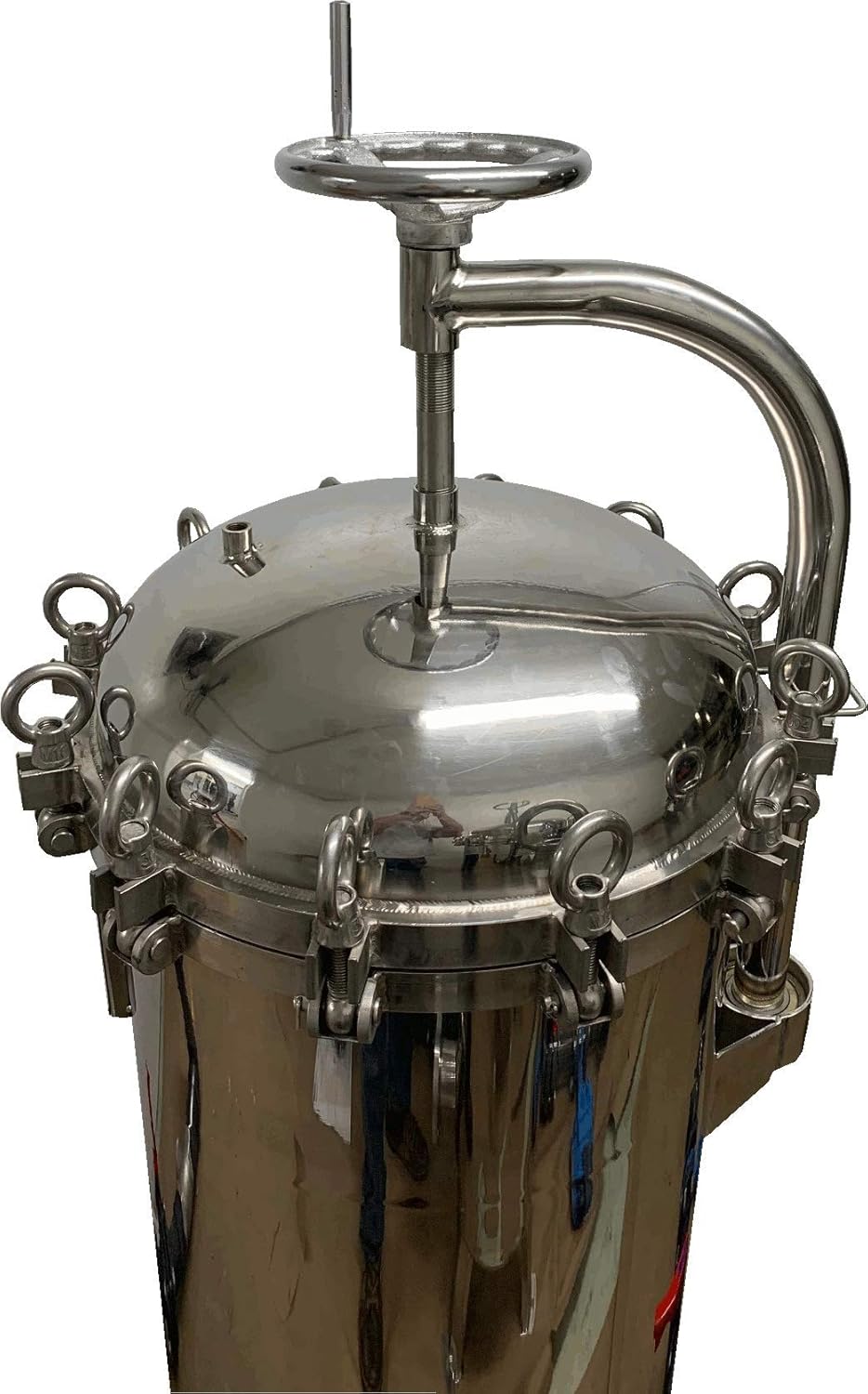 Multi Bag Filter Housing, 3 Bag Housing uses #2 size filter bags, 304 Stainless Steel, 150 PSI Pressure