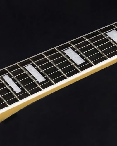 WestCreek Revenge Solid Body Electric Guitar, Heavy Metal Guitar, Right Handed, Heavy Metal Pickups, Rounded End Jumbo Frets, Bone nut, Rosewood Fretboard, Mahogany Body (Blue Yellow Gradient)
