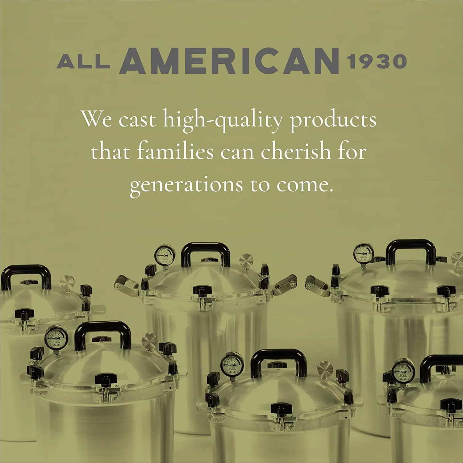 All American 1930: 15.5qt Pressure Cooker and Canner (the 915)