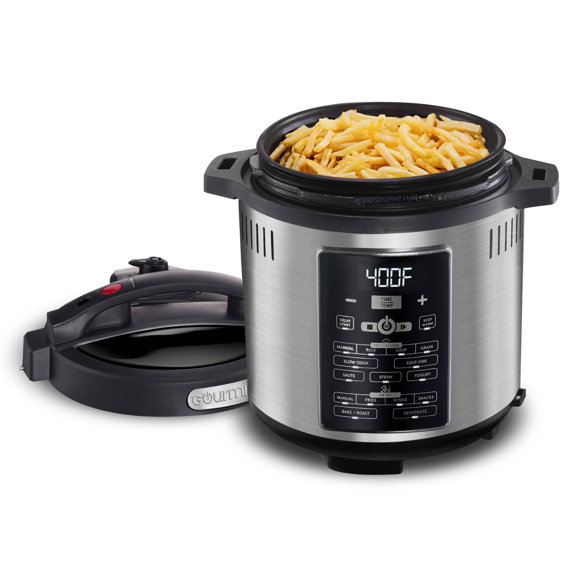 Gourmia One-Lid Pressure Cooker Air Fryer 82498065