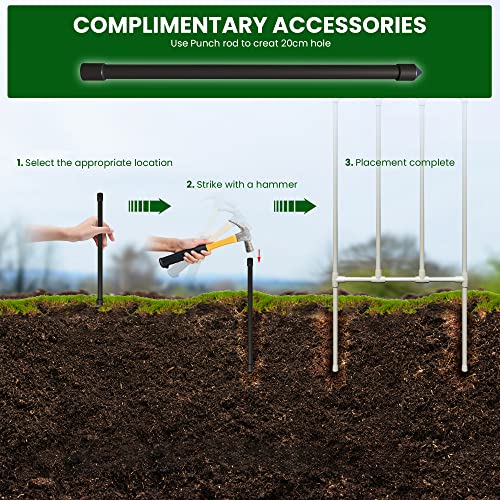 Olle Garden Arbor 95" High 59" Wide Easy to Assemble Wedding Arches for Ceremony Lightweight Garden Trellis Arch Garden Arch Trellis for Climbing Plants, Black