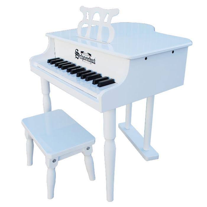 Schoenhut 30 Key Pink Classic Baby Grand Piano