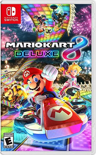 Nintendo Switch 6 items Bundle:Nintendo Switch 32GB Console Gray Joy-con,128GB Micro SD Card Nintendo Joy-Con (L/R) Wireless Controllers Neon Red,Mario Kart 8 Deluxe Mytrix HDMI Cable and Wall Charger