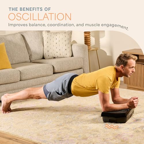 Lifepro Vibration Plate Exercise Machine with Magnetic Acupoints - Full Body Vibration Platform for Beginners and Recovery - Ideal Lymphatic Drainage Massager for Muscle Toning and Overall Fitness