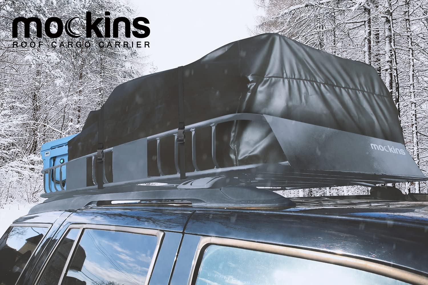 Mockins Roof Cargo Basket 64x39x6 Extendable Cargo Roof Rack Cargo Carrier |250lb Cap. Roof Basket Cargo Carrier | Car & SUV Roof Rack Cargo Basket | Cargo Rack Rooftop Cargo Carrier Roof Rack Basket
