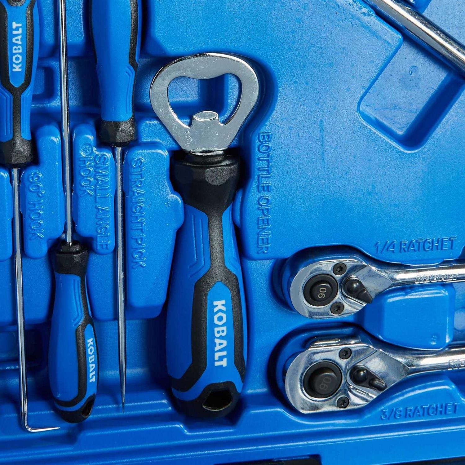Kobalt 100-Piece Household Tool Set with Hard Case 89998