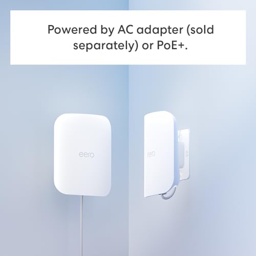 Introducing Amazon eero Outdoor 7 dual-band mesh wifi router - Weatherproof rating of IP66, Coverage up to 15,000 sq. ft. outdoors, 1-pack, Includes 30W PoE+ adapter, 2024 release