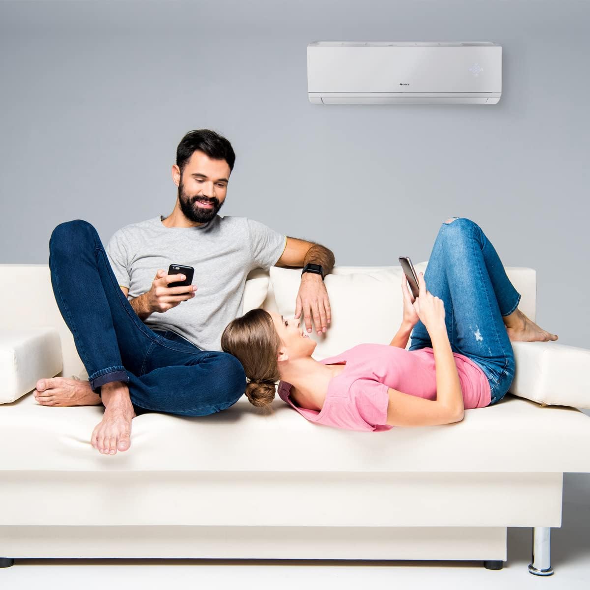 Gree 36,000 BTU Multi21+ Tri-Zone Wall Mount Mini Split Air Conditioner Heat Pump 208/230V SEER 21 (9-18-18)