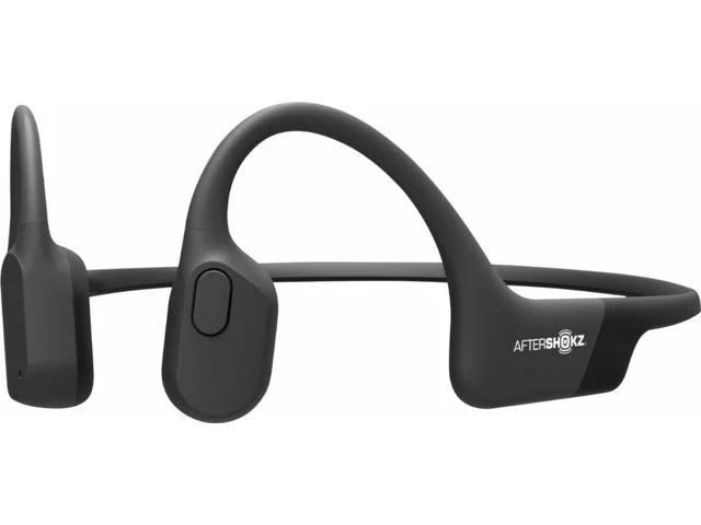 Aftershokz - Aeropex Wireless Bone Conduction Open-Ear Headphones - Cosmic Black