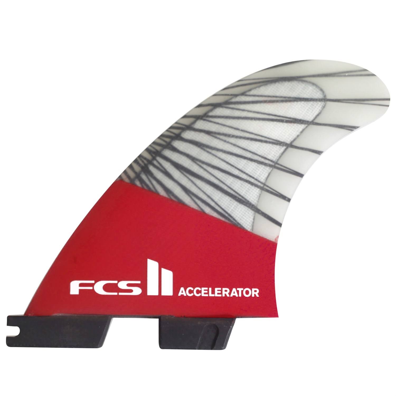 FCS II Accelerator PC Carbon Tri Fin Set