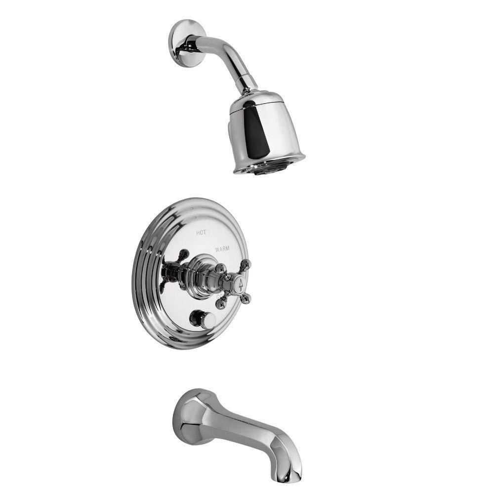 Newport Brass 3-922BP-26 Polished Chrome Trim Balanced Pressure Tub/Shower Set