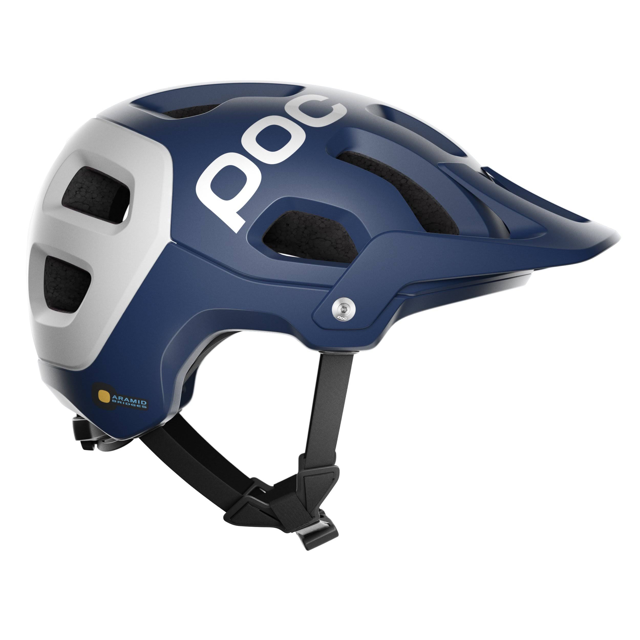 POC Tectal Race Spin Helmet Lead Blue/Hydrogen White XL/XXL