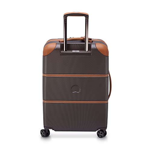 DELSEY PARIS Chatelet Air 2.0 Hardside Luggage with Spinner Wheels, Angora, Checked-Large 28 Inch