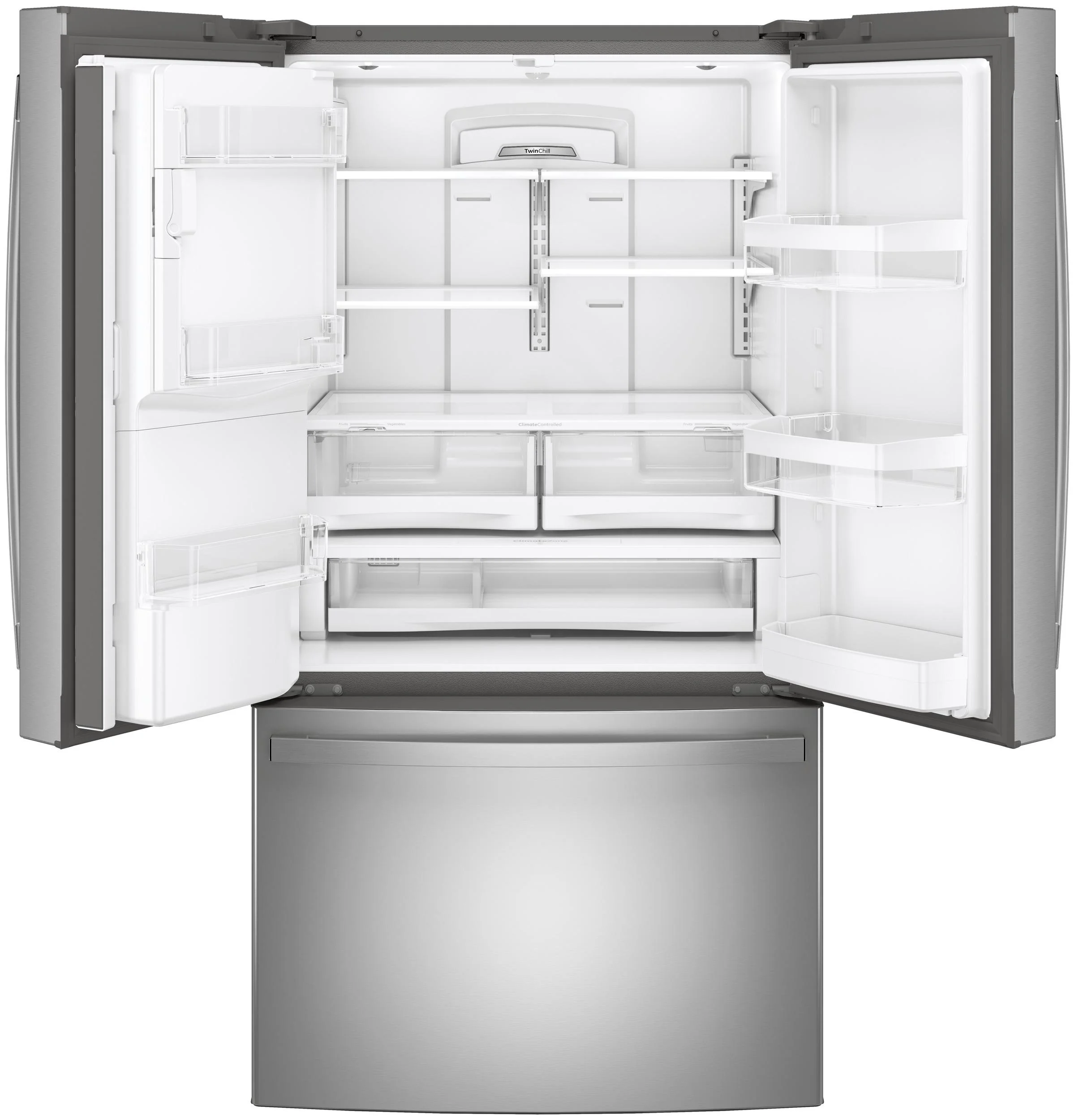 GE APPLIANCES GFE28GYNFS  FRENCH DOOR FREESTANDING REFRIGERATOR Stainless Steel