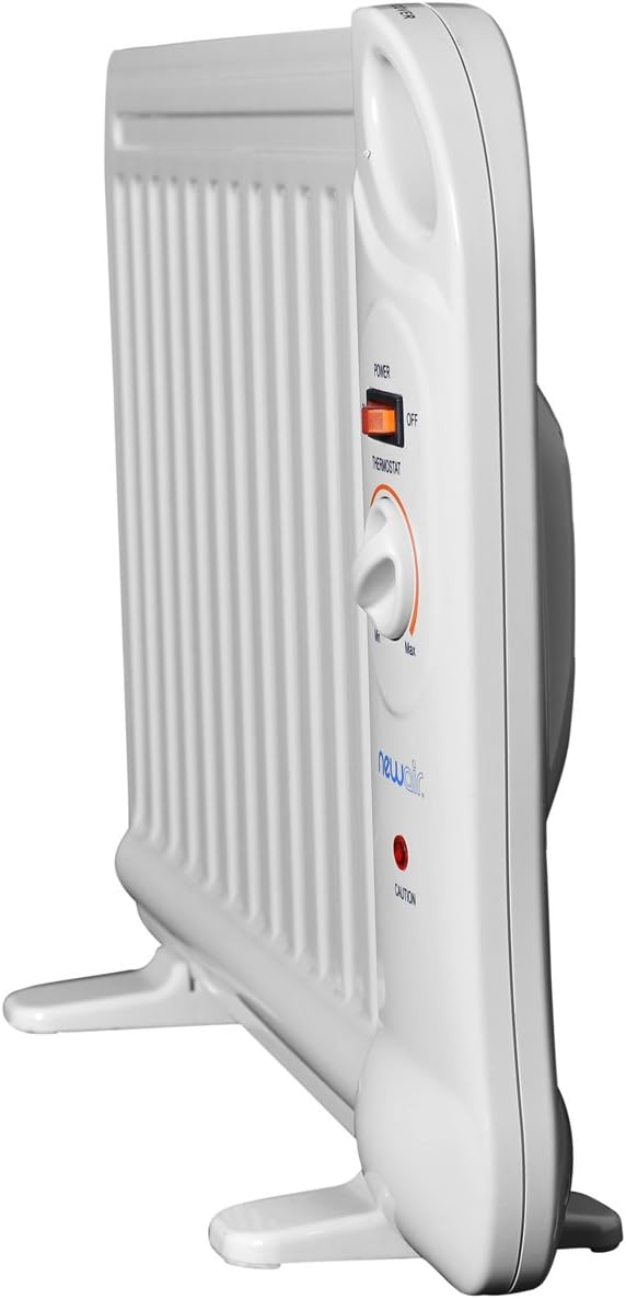 NewAir Portable Heater - 400-watt Under Desk Heater with Slim Fit Design and Silent, Energy Efficient Operation | Ideal for Office, Desk, Home, and More Pack of 2