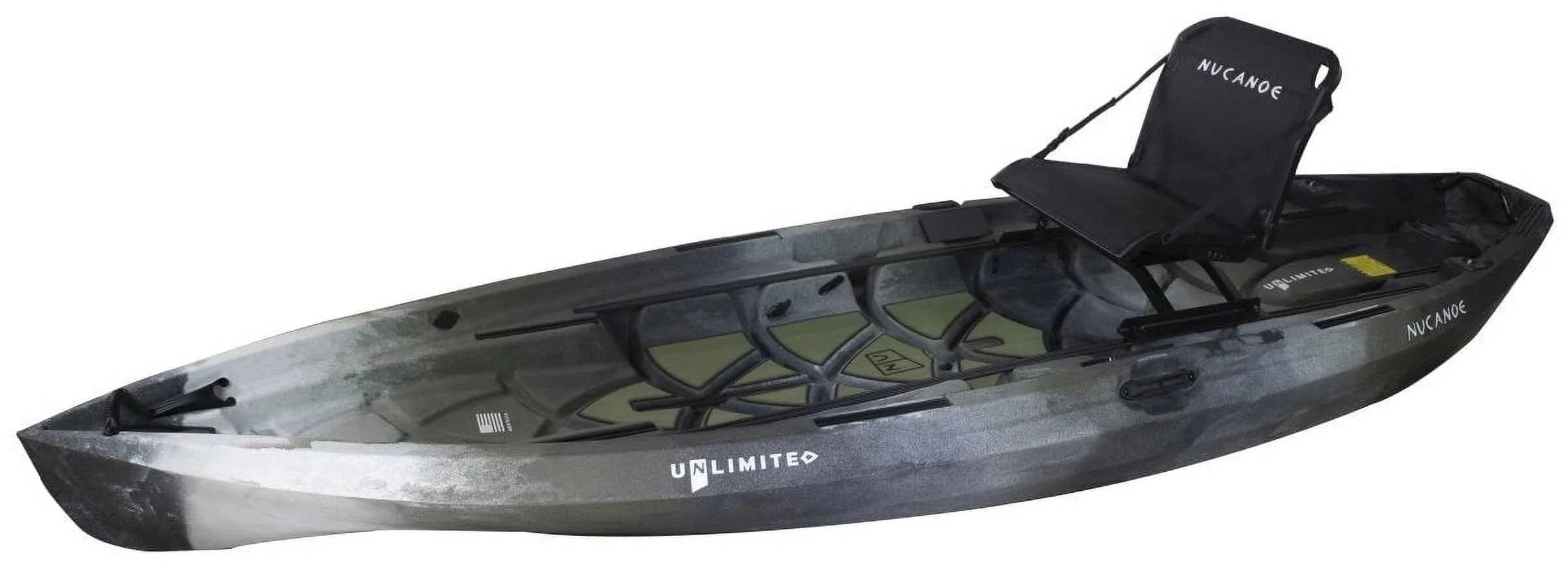 2023 Nucanoe Unlimited Fishing Kayak with Fusion 360 Seat